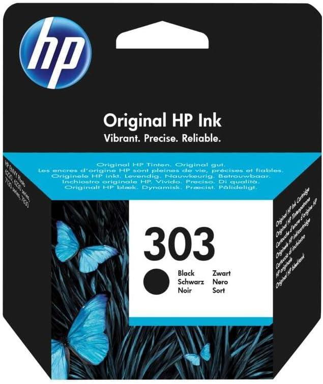 HP 303 Black Original Ink Advantage Cartridge - T6N02AE - eBuy UAE